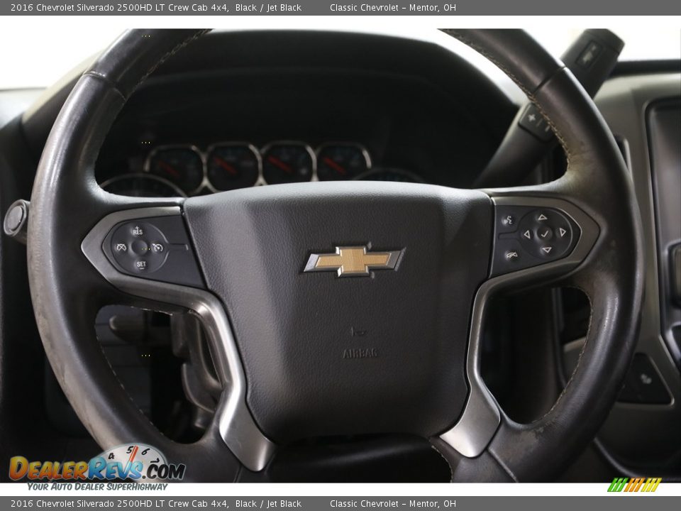 2016 Chevrolet Silverado 2500HD LT Crew Cab 4x4 Steering Wheel Photo #8