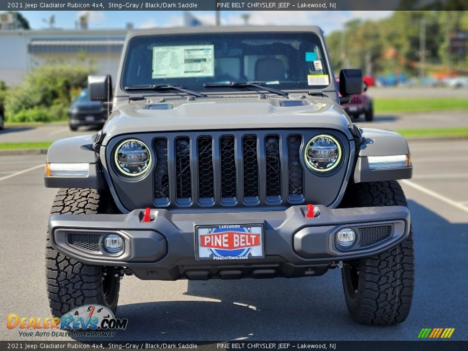 2021 Jeep Gladiator Rubicon 4x4 Sting-Gray / Black/Dark Saddle Photo #2