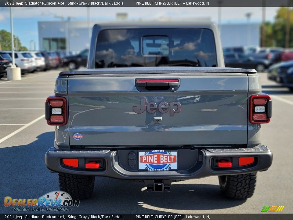 2021 Jeep Gladiator Rubicon 4x4 Sting-Gray / Black/Dark Saddle Photo #5