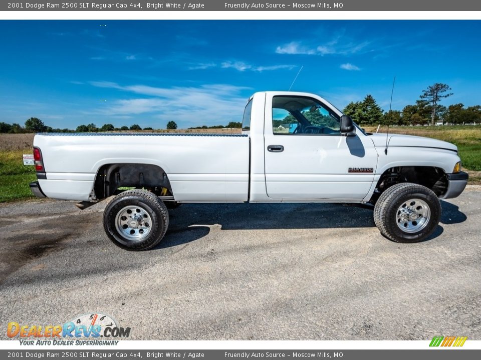 Bright White 2001 Dodge Ram 2500 SLT Regular Cab 4x4 Photo #3