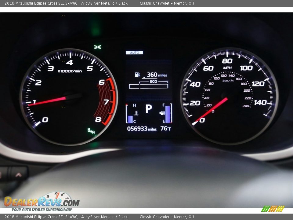 2018 Mitsubishi Eclipse Cross SEL S-AWC Gauges Photo #8