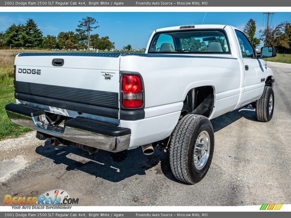 2001 Dodge Ram 2500 SLT Regular Cab 4x4 Bright White / Agate Photo #4