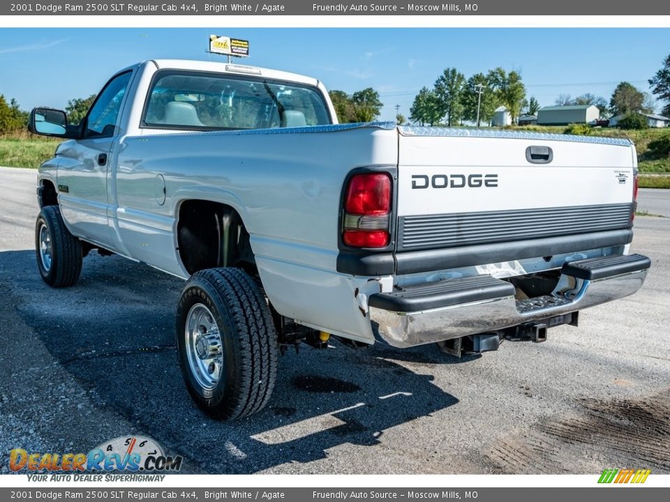 2001 Dodge Ram 2500 SLT Regular Cab 4x4 Bright White / Agate Photo #6