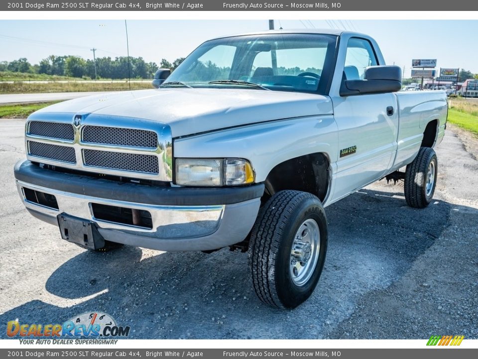 Bright White 2001 Dodge Ram 2500 SLT Regular Cab 4x4 Photo #8