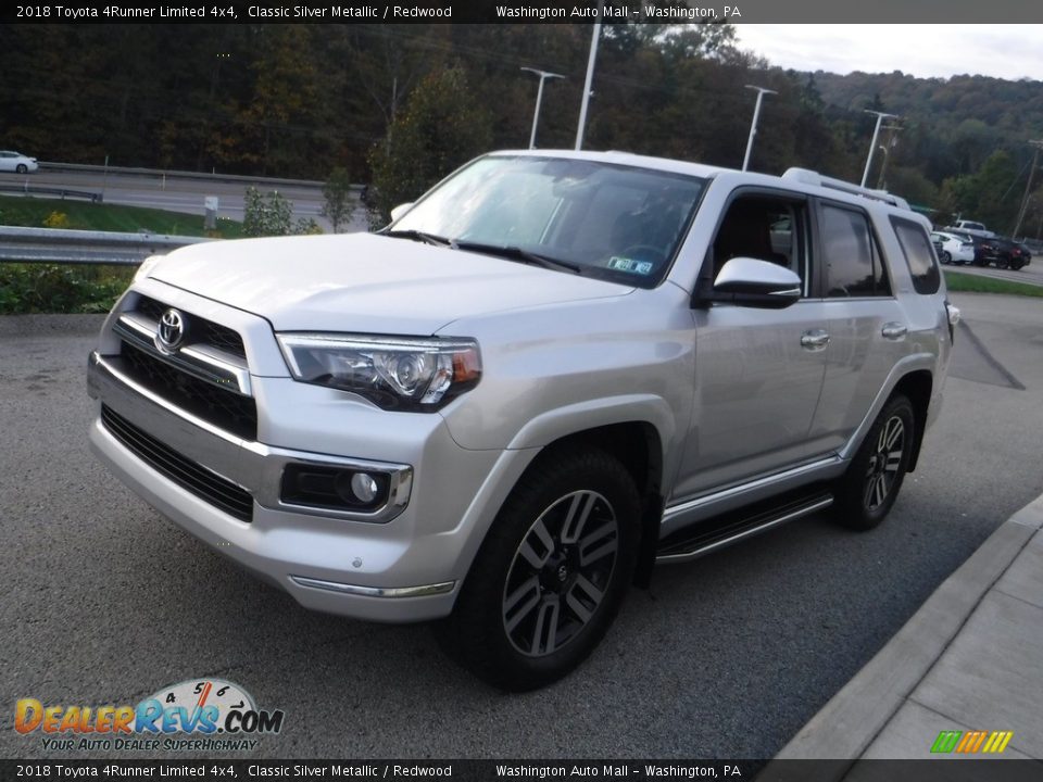 2018 Toyota 4Runner Limited 4x4 Classic Silver Metallic / Redwood Photo #15