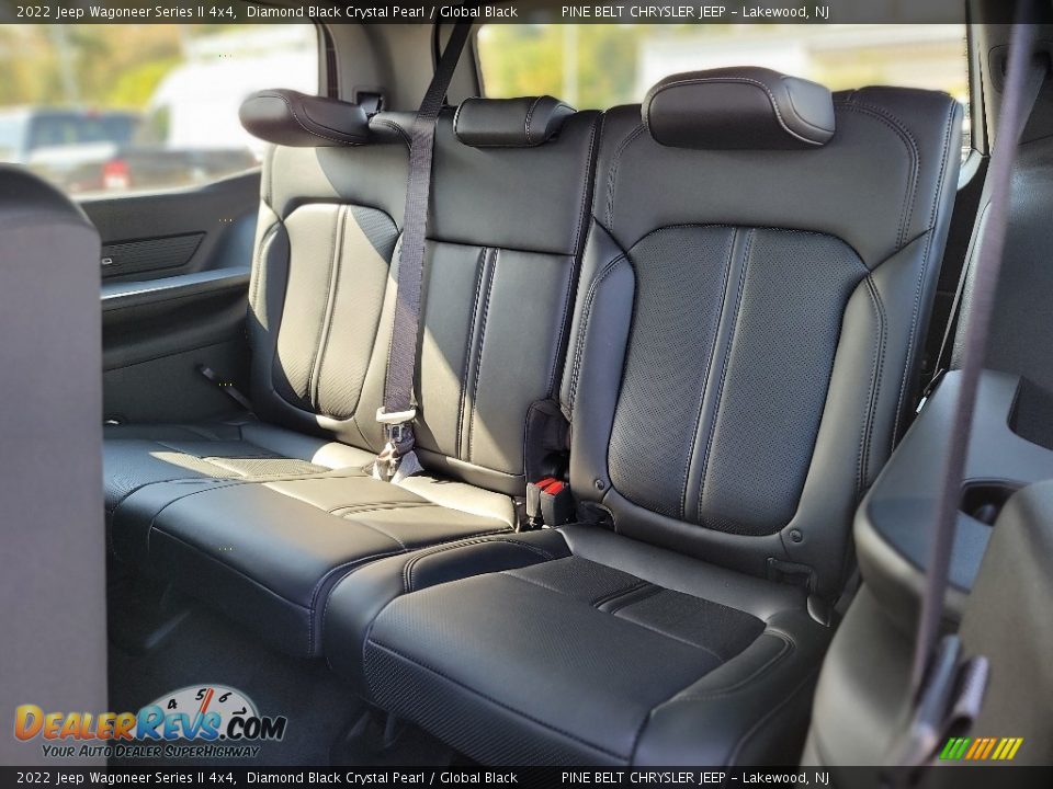 2022 Jeep Wagoneer Series II 4x4 Diamond Black Crystal Pearl / Global Black Photo #7