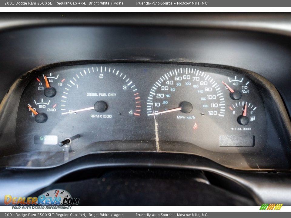 2001 Dodge Ram 2500 SLT Regular Cab 4x4 Gauges Photo #25