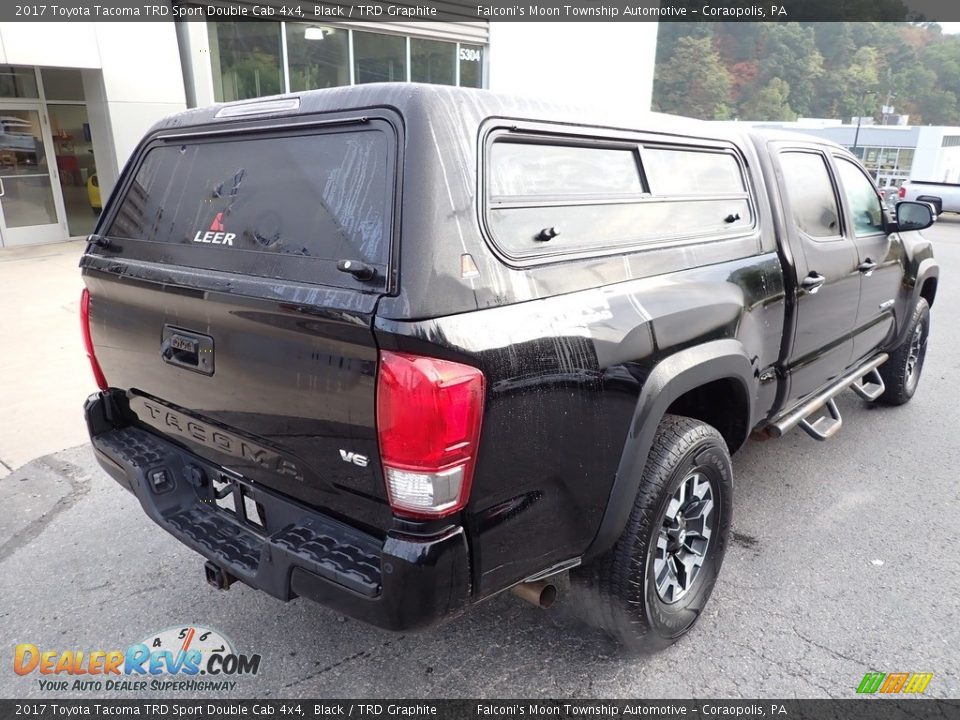 2017 Toyota Tacoma TRD Sport Double Cab 4x4 Black / TRD Graphite Photo #2