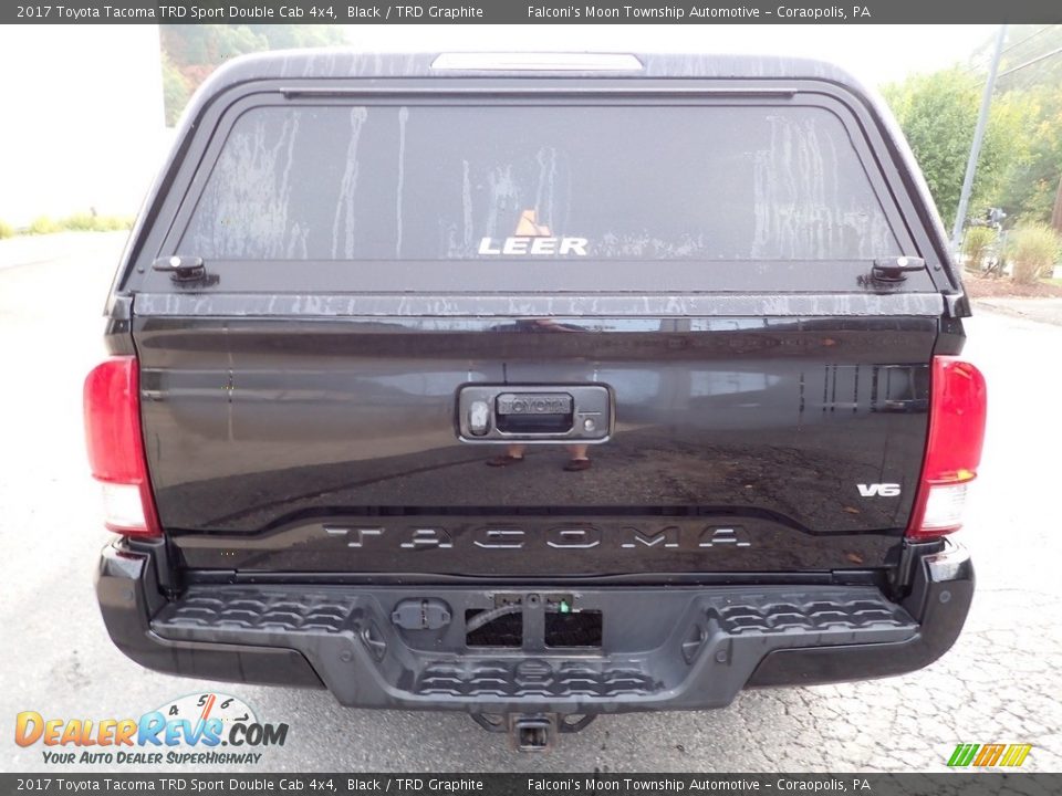 2017 Toyota Tacoma TRD Sport Double Cab 4x4 Black / TRD Graphite Photo #3