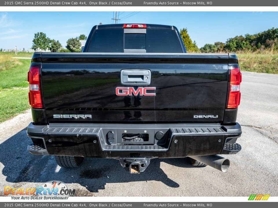 2015 GMC Sierra 2500HD Denali Crew Cab 4x4 Onyx Black / Cocoa/Dune Photo #5