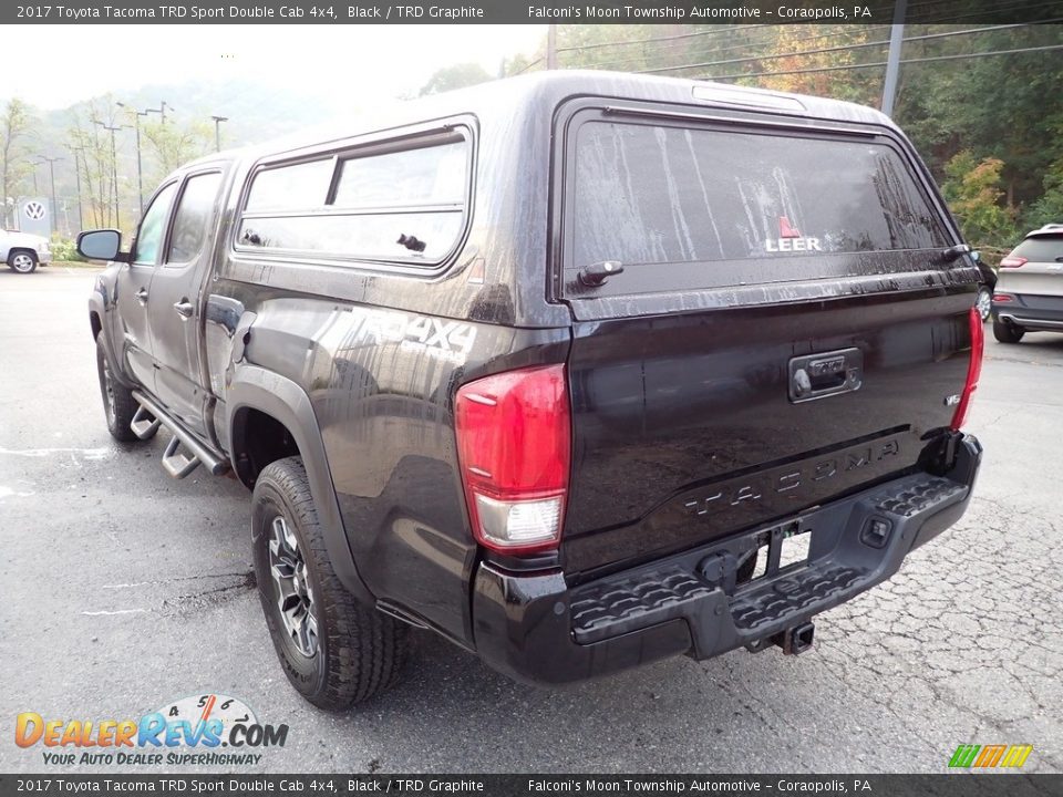 2017 Toyota Tacoma TRD Sport Double Cab 4x4 Black / TRD Graphite Photo #4