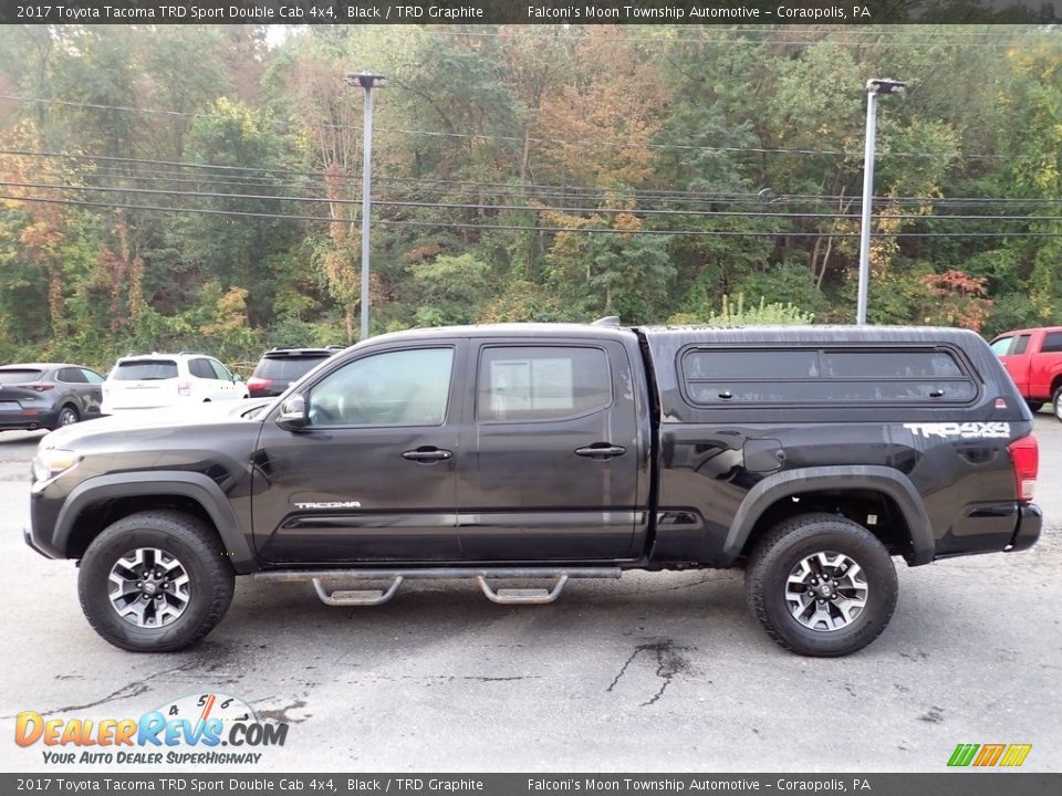 2017 Toyota Tacoma TRD Sport Double Cab 4x4 Black / TRD Graphite Photo #5