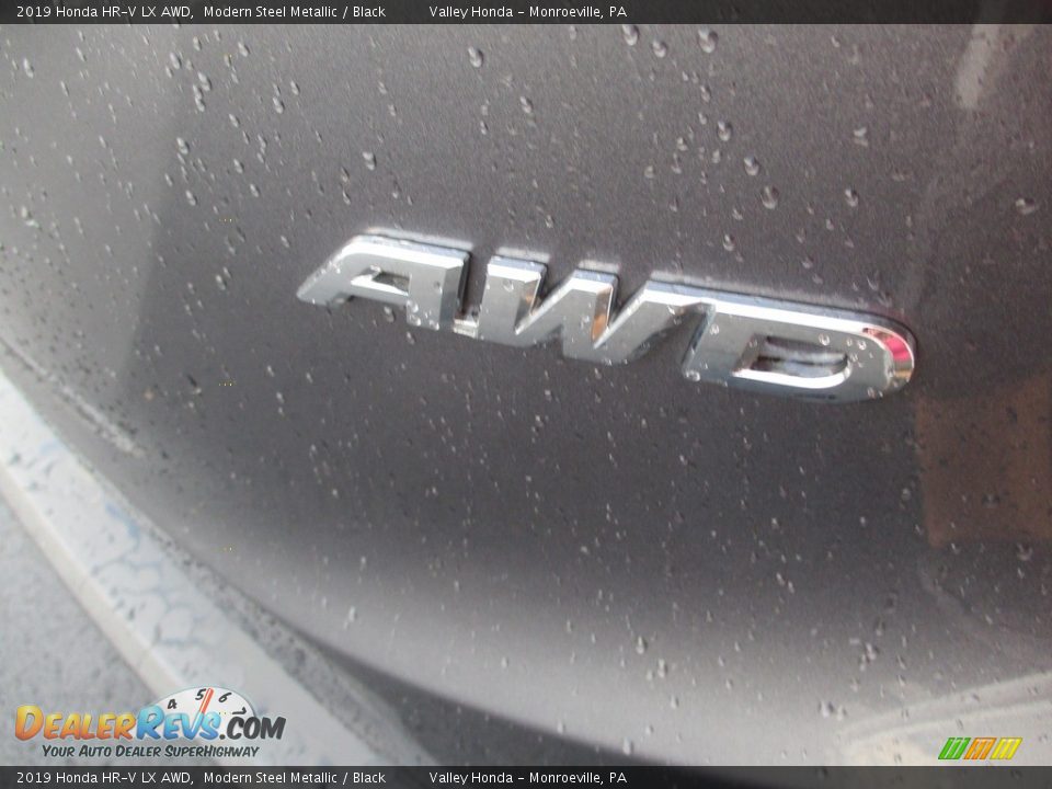 2019 Honda HR-V LX AWD Modern Steel Metallic / Black Photo #6
