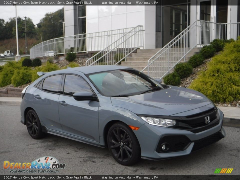 Front 3/4 View of 2017 Honda Civic Sport Hatchback Photo #1