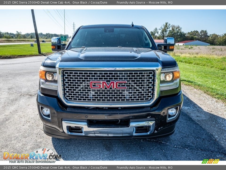 2015 GMC Sierra 2500HD Denali Crew Cab 4x4 Onyx Black / Cocoa/Dune Photo #9