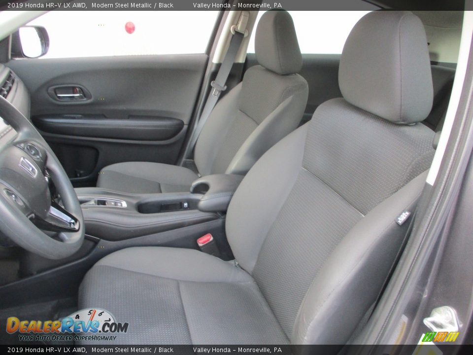 2019 Honda HR-V LX AWD Modern Steel Metallic / Black Photo #12