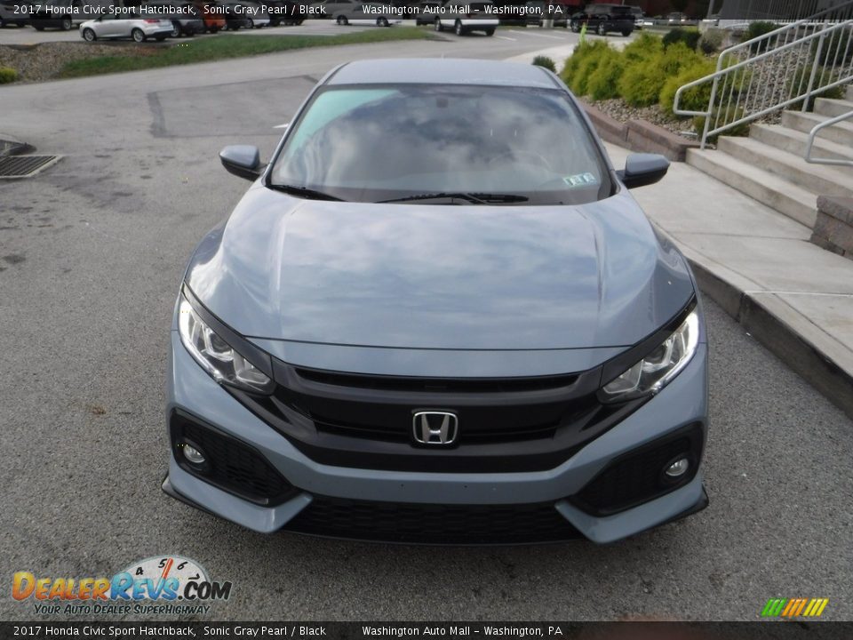 2017 Honda Civic Sport Hatchback Sonic Gray Pearl / Black Photo #10