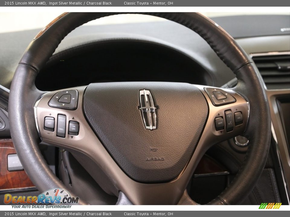 2015 Lincoln MKX AWD Steering Wheel Photo #8
