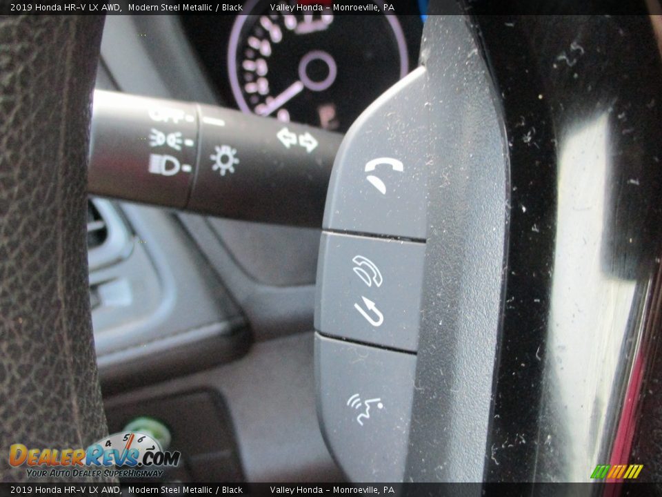 2019 Honda HR-V LX AWD Modern Steel Metallic / Black Photo #18