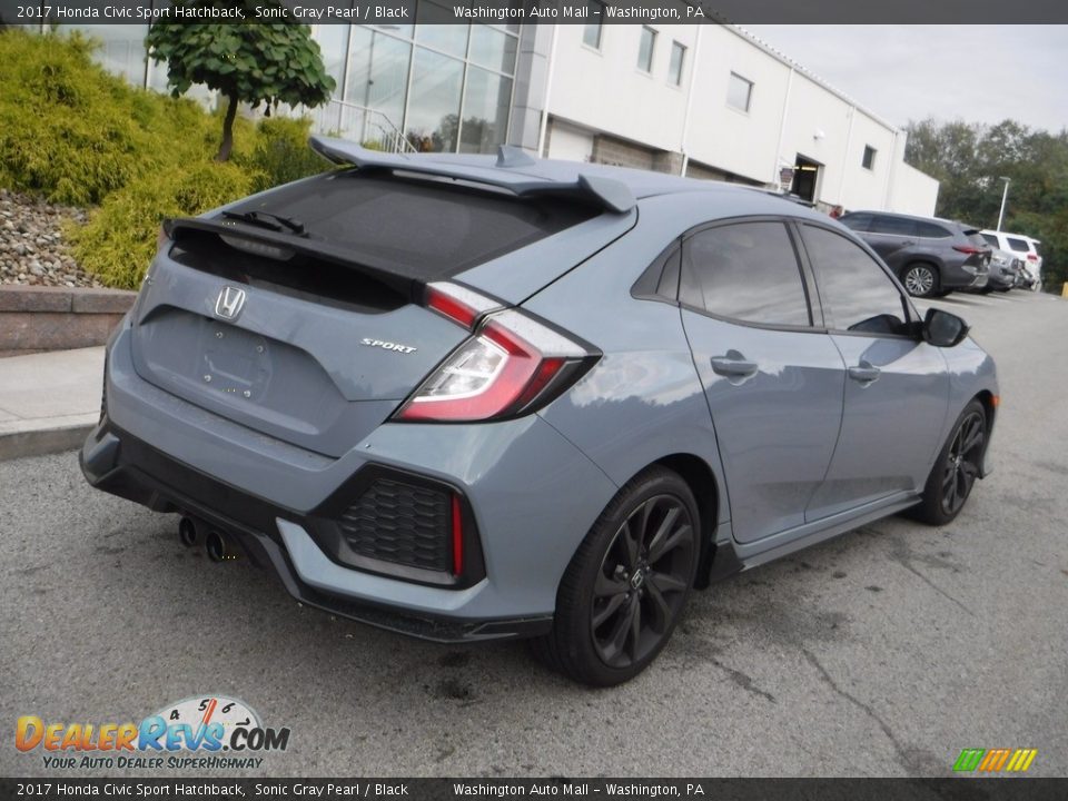 2017 Honda Civic Sport Hatchback Sonic Gray Pearl / Black Photo #15