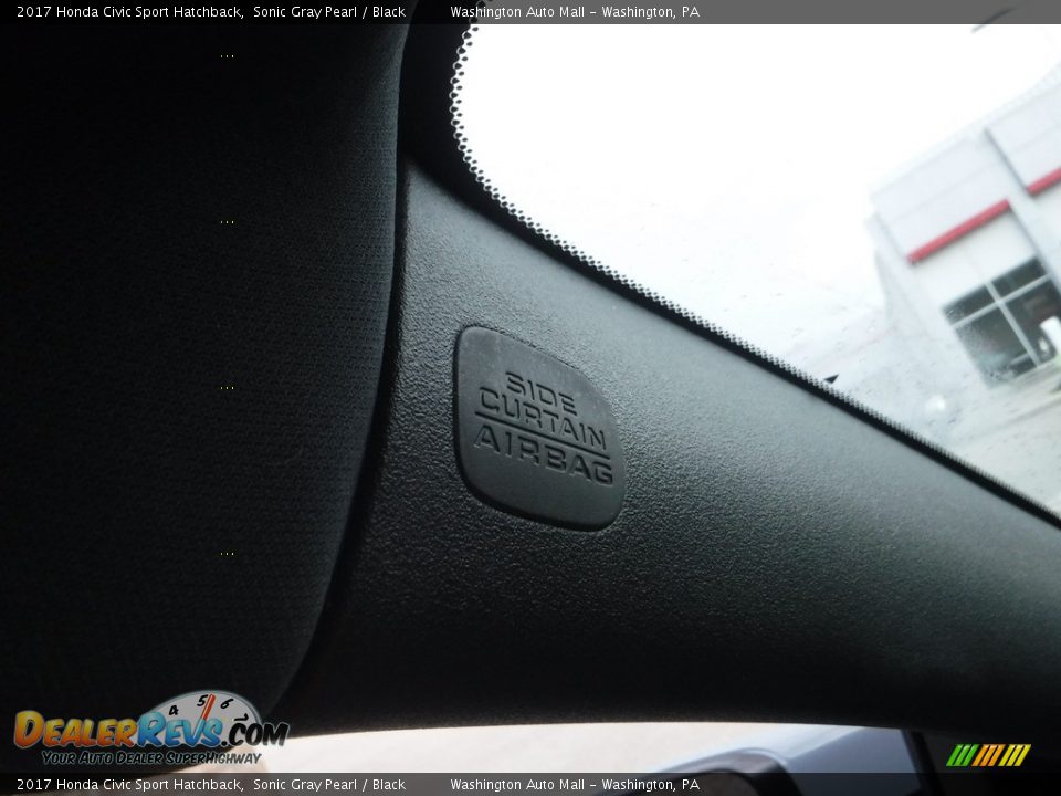 2017 Honda Civic Sport Hatchback Sonic Gray Pearl / Black Photo #22