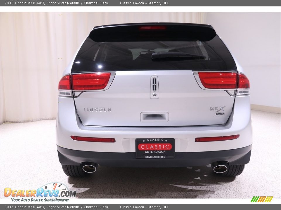 2015 Lincoln MKX AWD Ingot Silver Metallic / Charcoal Black Photo #21