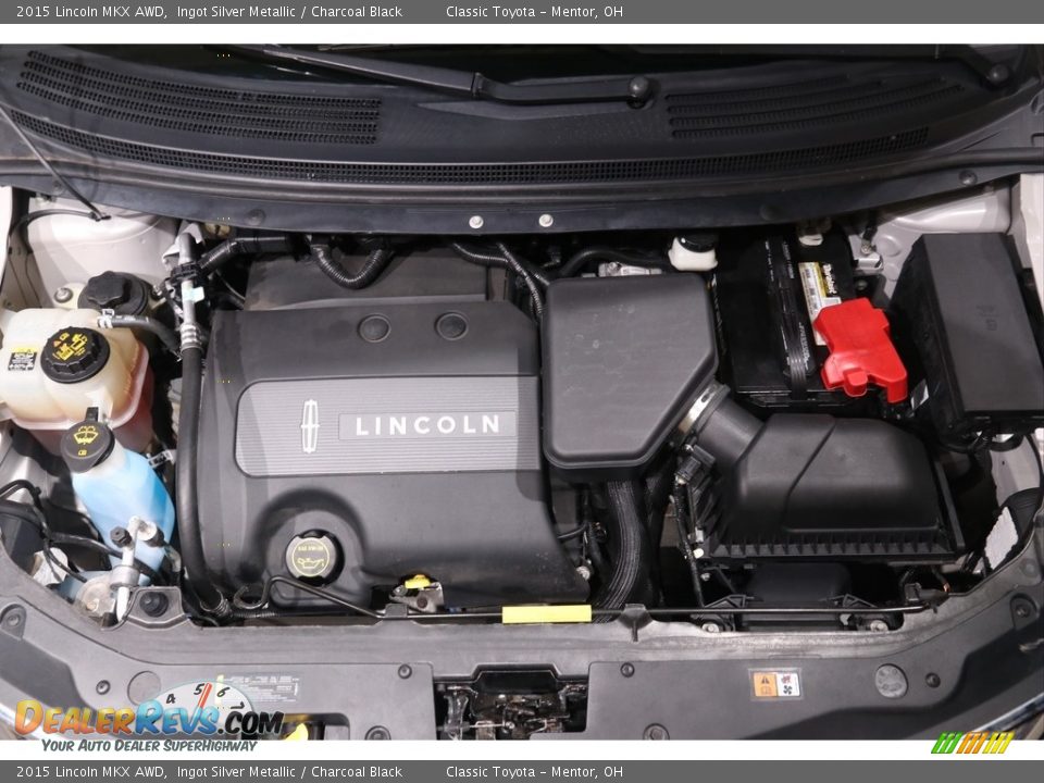 2015 Lincoln MKX AWD Ingot Silver Metallic / Charcoal Black Photo #22