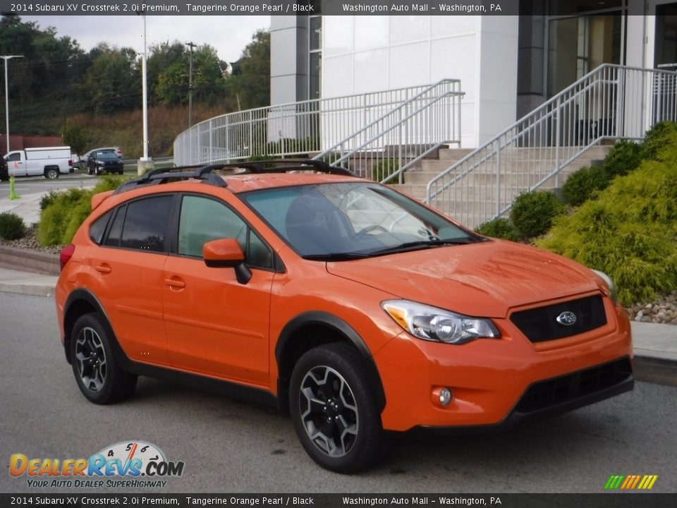 2014 Subaru XV Crosstrek 2.0i Premium Tangerine Orange Pearl / Black Photo #1