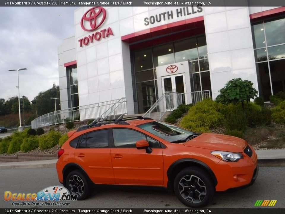 2014 Subaru XV Crosstrek 2.0i Premium Tangerine Orange Pearl / Black Photo #2