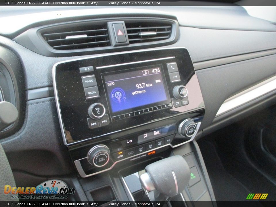 2017 Honda CR-V LX AWD Obsidian Blue Pearl / Gray Photo #14