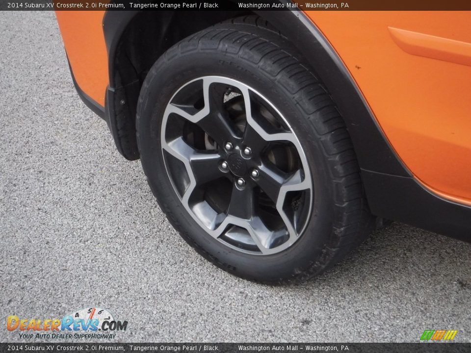2014 Subaru XV Crosstrek 2.0i Premium Tangerine Orange Pearl / Black Photo #9