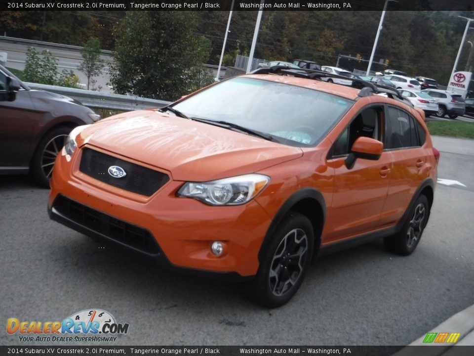 2014 Subaru XV Crosstrek 2.0i Premium Tangerine Orange Pearl / Black Photo #12