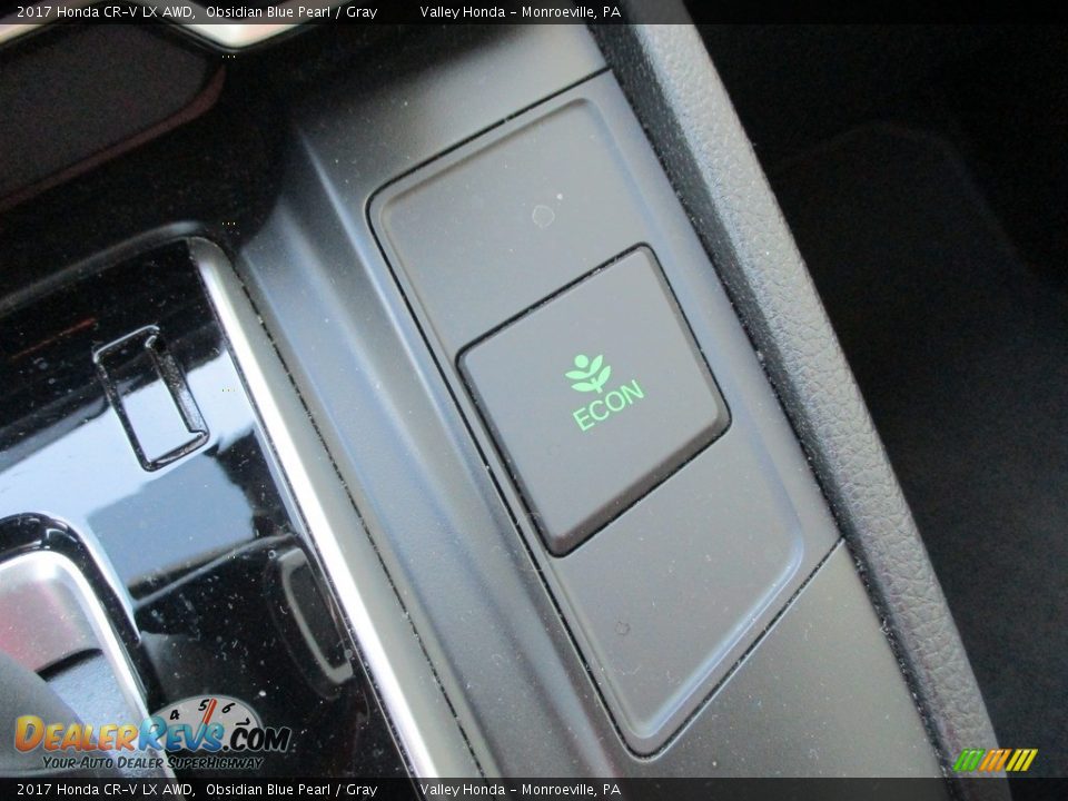 2017 Honda CR-V LX AWD Obsidian Blue Pearl / Gray Photo #17