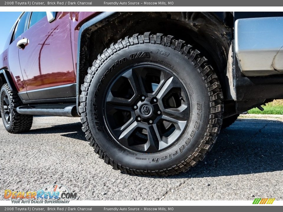 2008 Toyota FJ Cruiser Brick Red / Dark Charcoal Photo #2