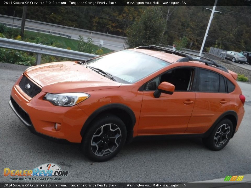 2014 Subaru XV Crosstrek 2.0i Premium Tangerine Orange Pearl / Black Photo #13