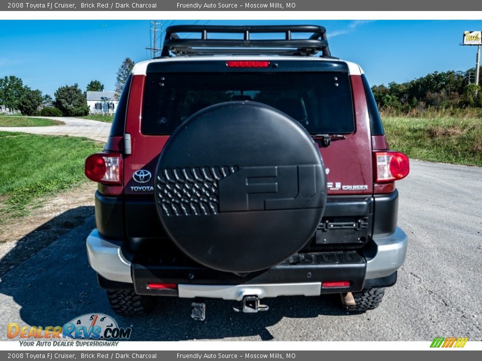 2008 Toyota FJ Cruiser Brick Red / Dark Charcoal Photo #5