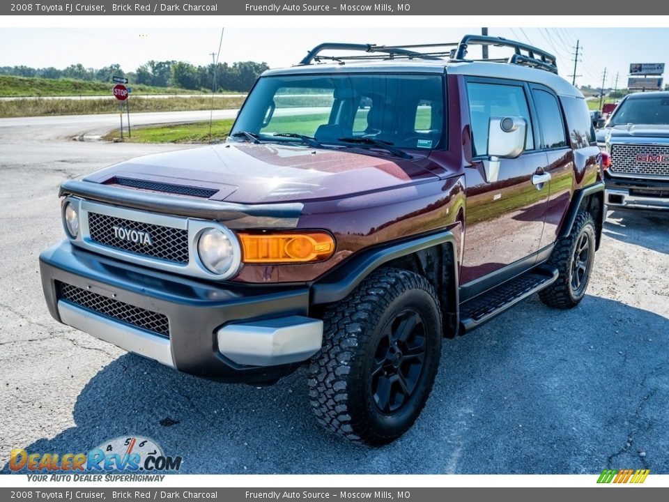 2008 Toyota FJ Cruiser Brick Red / Dark Charcoal Photo #8