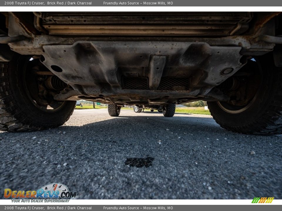 2008 Toyota FJ Cruiser Brick Red / Dark Charcoal Photo #10