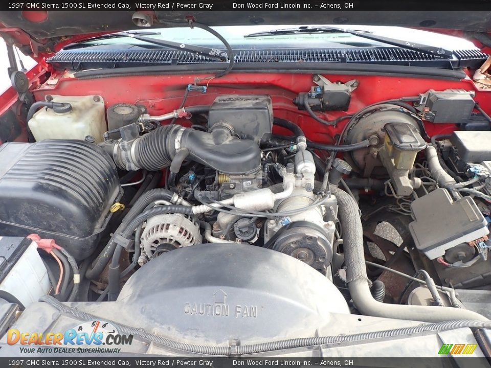 1997 GMC Sierra 1500 SL Extended Cab 5.7 Liter OHV 16-Valve V8 Engine Photo #6