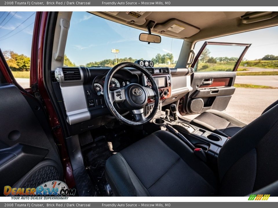 2008 Toyota FJ Cruiser Brick Red / Dark Charcoal Photo #20