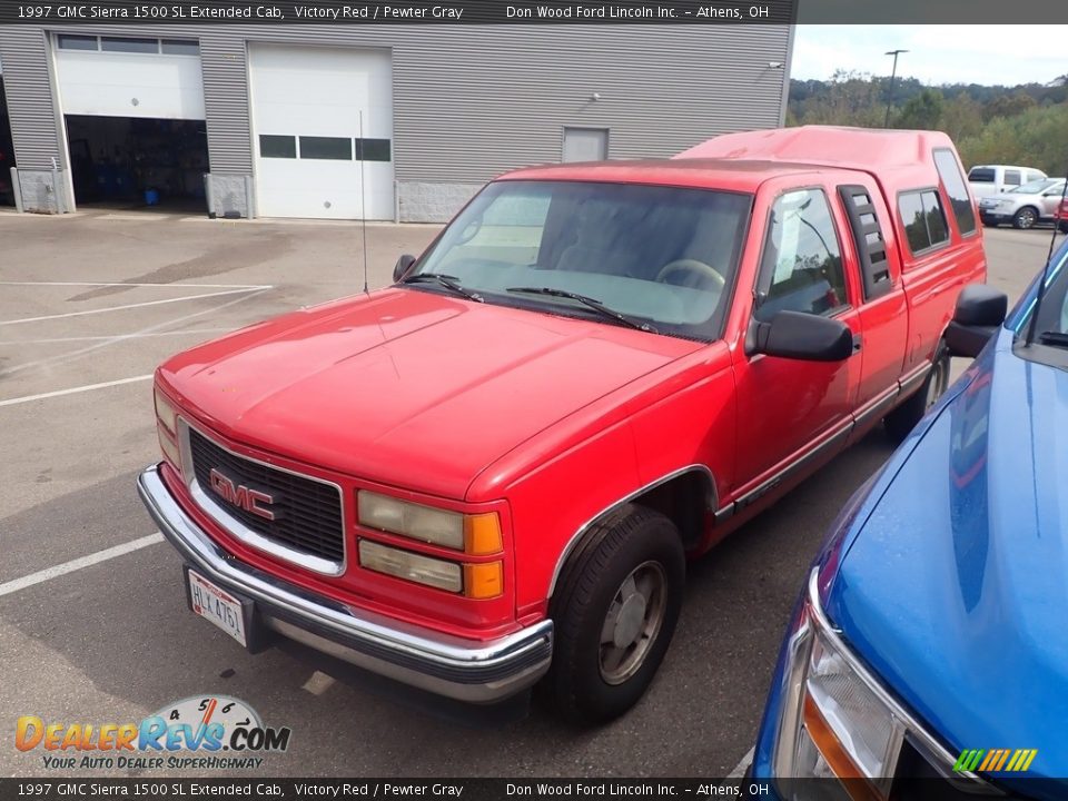 Victory Red 1997 GMC Sierra 1500 SL Extended Cab Photo #7