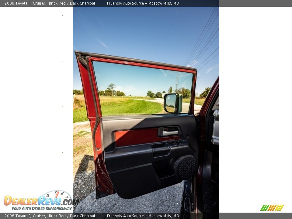 2008 Toyota FJ Cruiser Brick Red / Dark Charcoal Photo #21