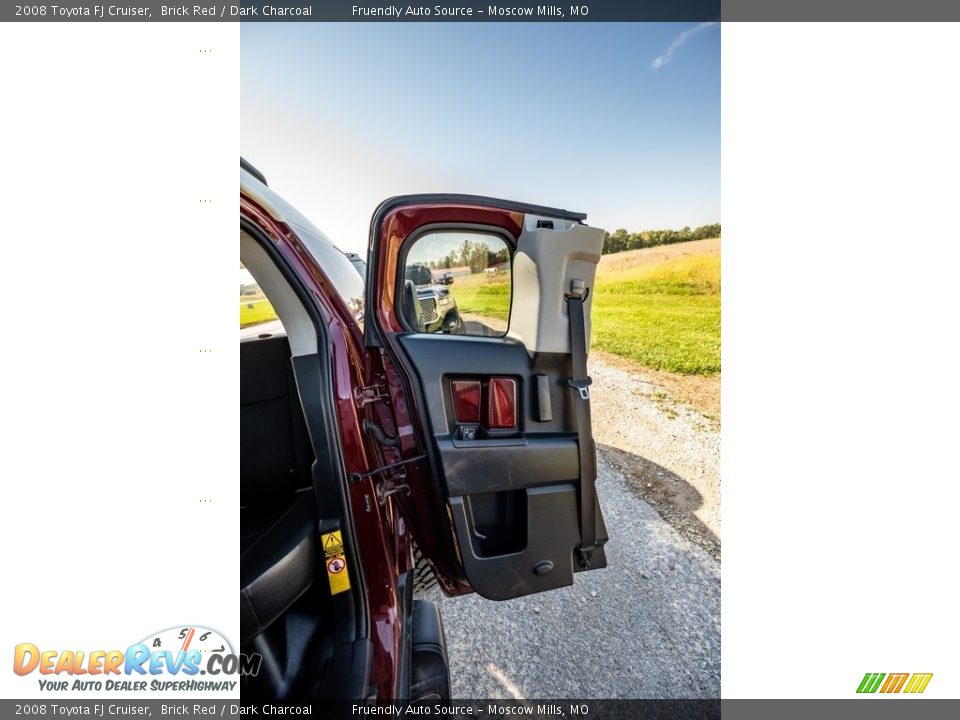 2008 Toyota FJ Cruiser Brick Red / Dark Charcoal Photo #22