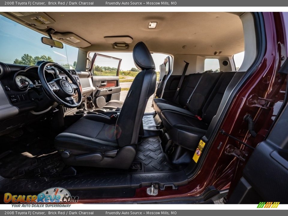 2008 Toyota FJ Cruiser Brick Red / Dark Charcoal Photo #23