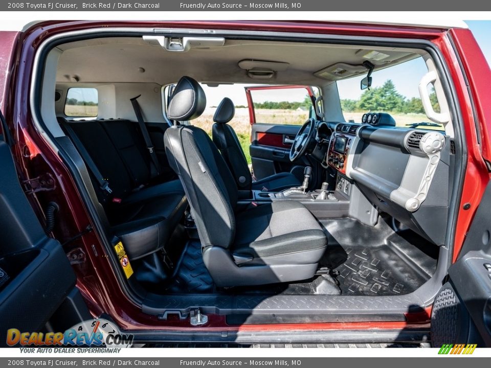 2008 Toyota FJ Cruiser Brick Red / Dark Charcoal Photo #25