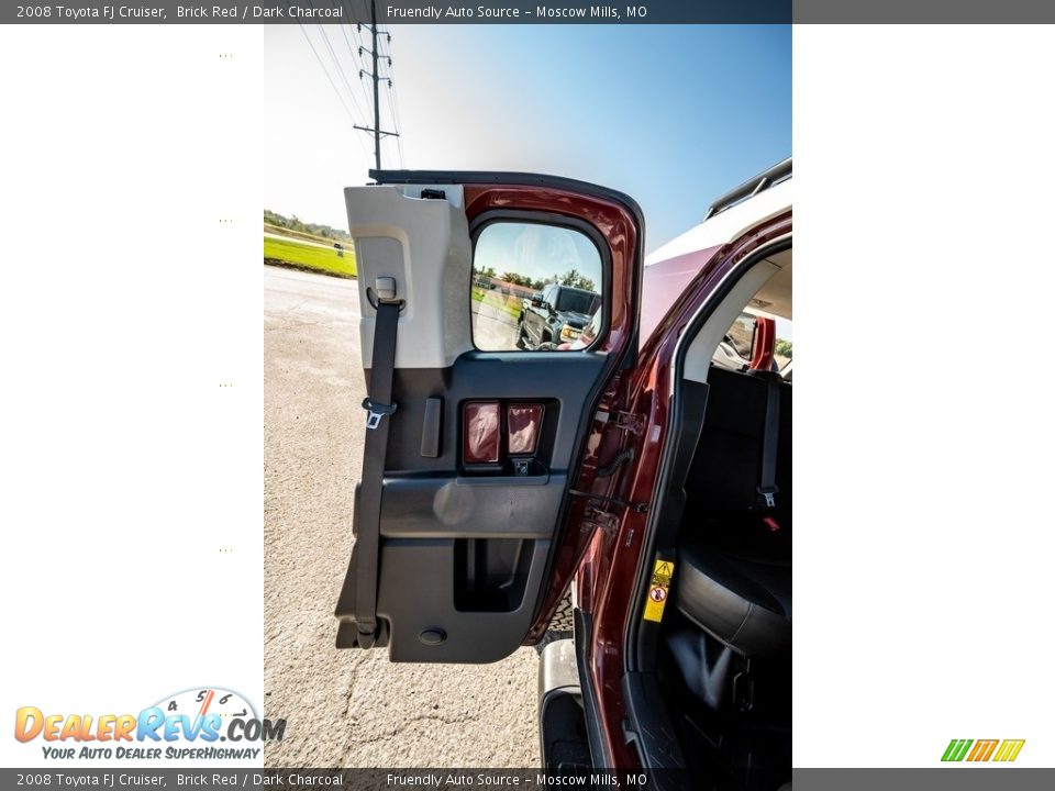 2008 Toyota FJ Cruiser Brick Red / Dark Charcoal Photo #26