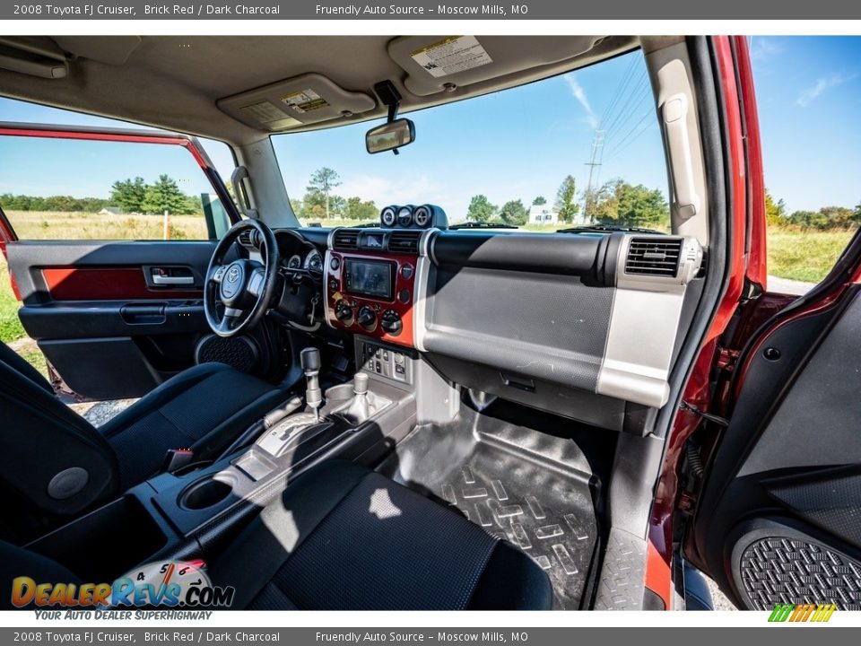 2008 Toyota FJ Cruiser Brick Red / Dark Charcoal Photo #28