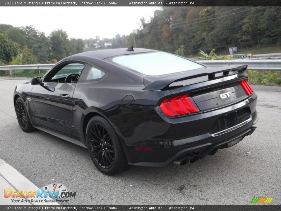 2021 Ford Mustang GT Premium Fastback Shadow Black / Ebony Photo #16