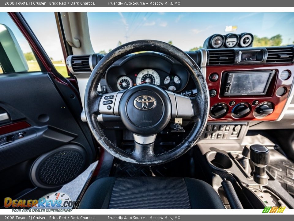 2008 Toyota FJ Cruiser Brick Red / Dark Charcoal Photo #33