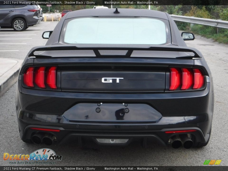 2021 Ford Mustang GT Premium Fastback Shadow Black / Ebony Photo #17